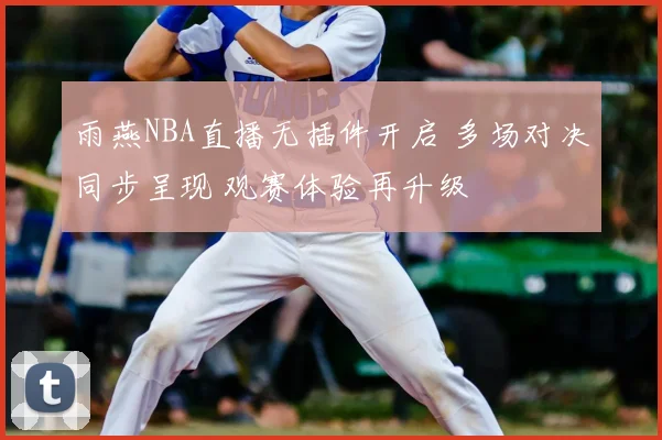 雨燕NBA直播无插件开启 多场对决同步呈现 观赛体验再升级