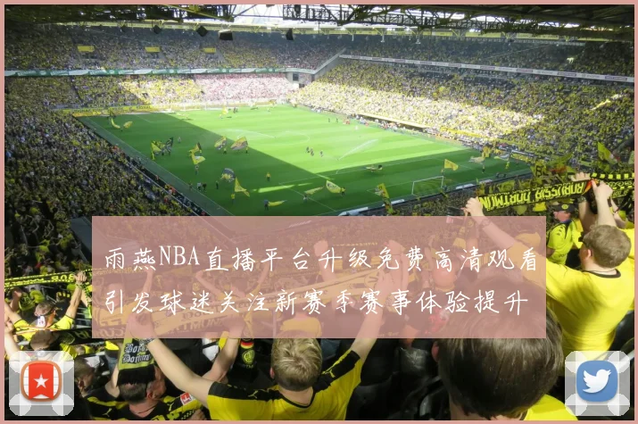 雨燕NBA直播平台升级免费高清观看引发球迷关注新赛季赛事体验提升